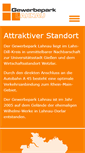 Mobile Screenshot of gewerbepark-lahnau.de